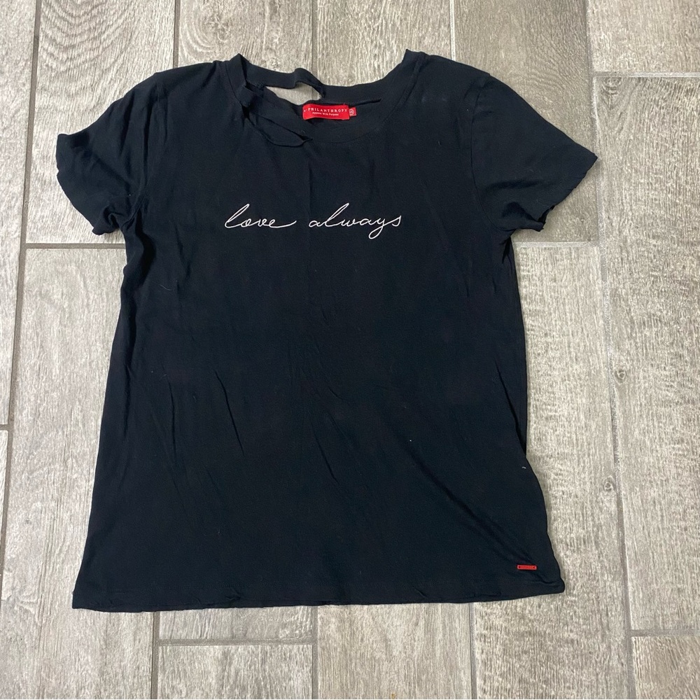 n:Philanthropy tee shirt